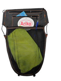 Thumbnail for Ariko XXL Buddyseat Organizer - Opbergnet Voor Scooter En Motor - 2 Ritszakken En 1 Net Met Rits - Dubbel Gestikt - Makkelijk Te Installeren - 40 x 27 cm