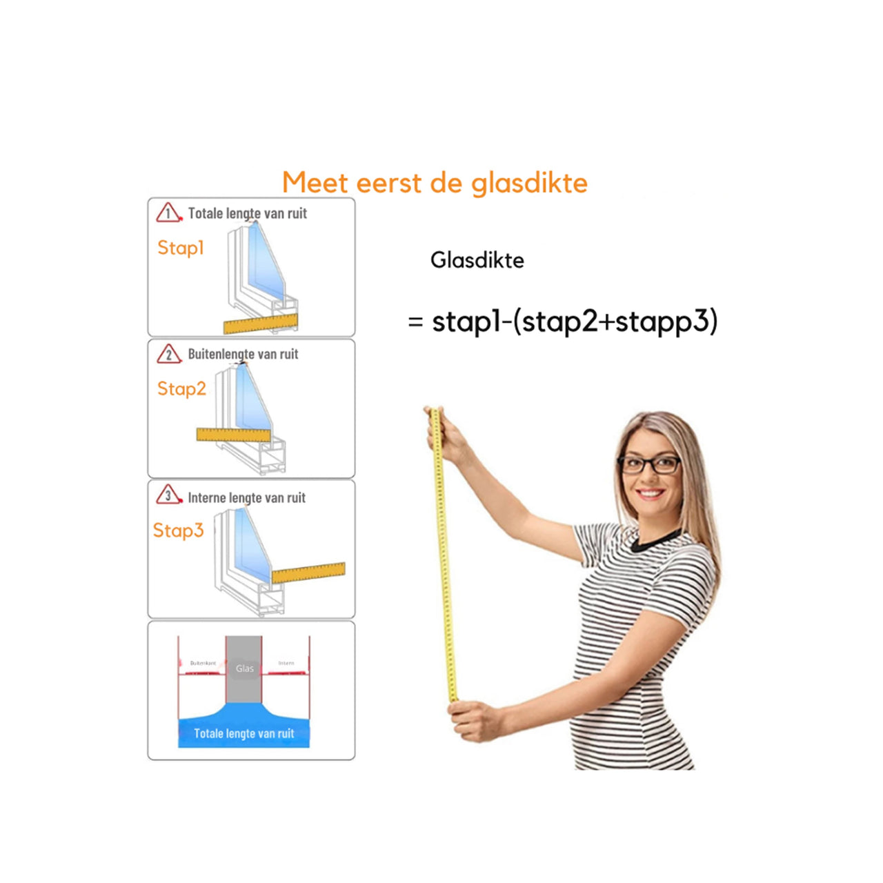 Ariko Magnetische Dubbelzijdige Ramenwas - Veilig en Effectief - Dubbelzijdige Reiniging - Verschillende Glasdiktes - Veelzijdig Gebruik - 15-26mm