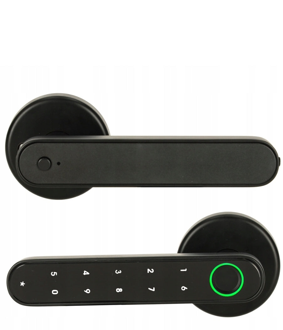 Ariko Elektronisch SMART Code Slot - Code / Vingerafdruk | App| Wifi | Bluetooth - 3 - 6 cm dikke deuren - Zwart