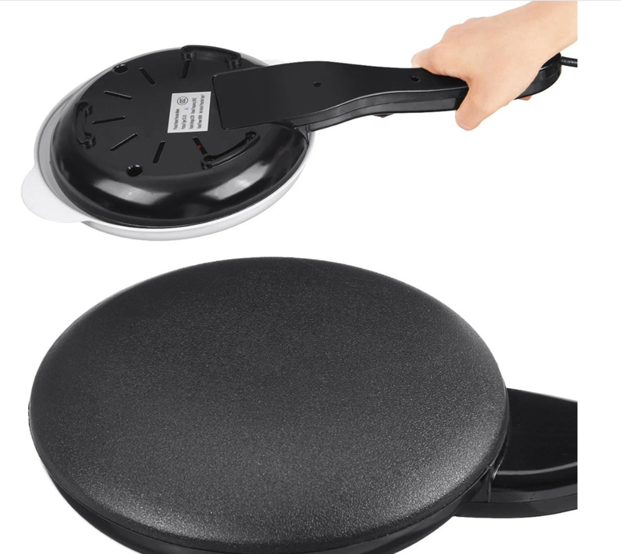 Ariko Elektrische Pannenkoeken Pan - Krachtige 600W Vetvrij Antiaanbaklaag 20cm