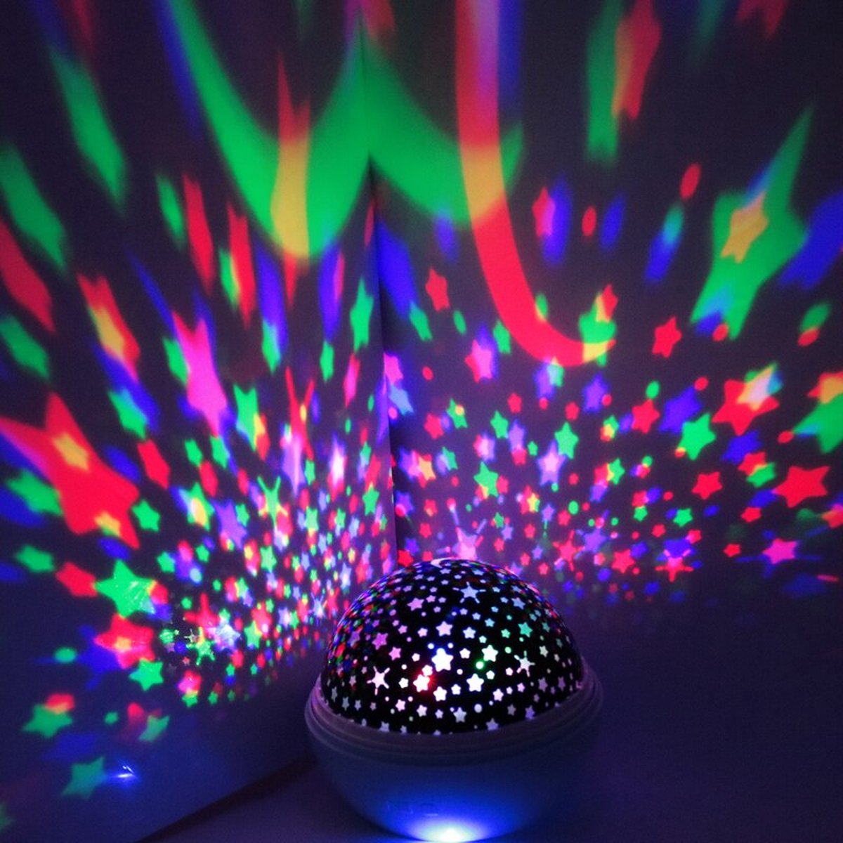 Veilleuse d'étoile de lumière de projecteur de disco de LED