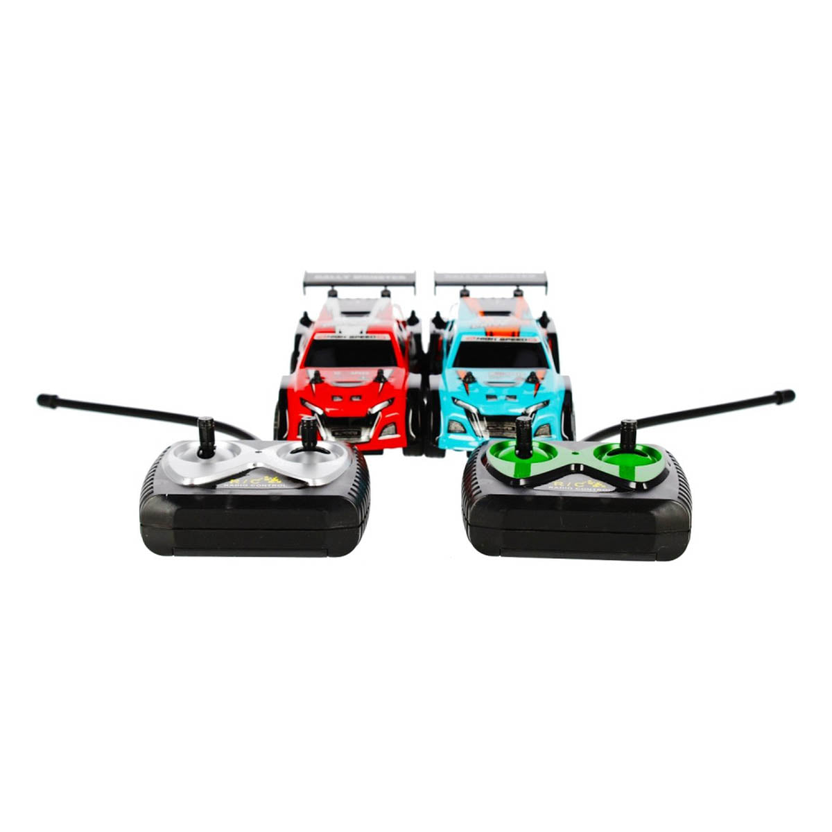 Ariko RC Rally cars - deux voitures RC avec télécommande - 8 piles Philips AA incluses